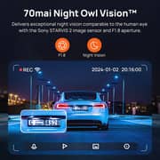 70mai A810 4K Dash Cam 2 Set with Sony Starvis 2 IMX678