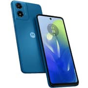 هاتف موتورولا الذكي G04s بذاكرة 128 جيجابايت يدعم شبكة 4G باللون الأزرق