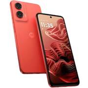هاتف موتورولا الذكي G35 بذاكرة 128 جيجابايت يدعم شبكة 5G باللون الأحمر الجوافي