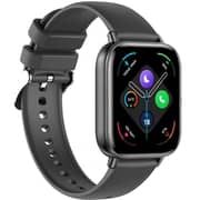 Xcell XL-WCH-APOLLO-W5-BLK Apollo W5 Smartwatch Black Frame With Black Silicon Strap