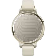 Garmin 010-02891-00 Lily 2 Active Smartwatch Lunar Gold With Bone Silicone Band