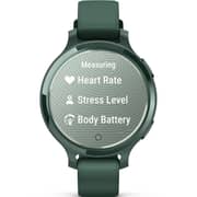 Garmin 010-02891-02 Lily 2 Active Smartwatch Jasper Green With Jasper Green Silicone Band