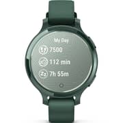 Garmin 010-02891-02 Lily 2 Active Smartwatch Jasper Green With Jasper Green Silicone Band