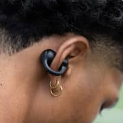 Jlab Flex Open Clip Wireless Earbuds Black