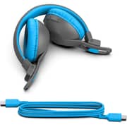 Jlab JBuddies Studio 2 Wireless Kids On Ear Headset Grey/Blue