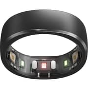 Ringconn Titanium Smart Ring Size 8 Black