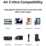 Xreal X1002 Air 2 Ultra AR Smart Glasses Black