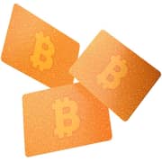 Tangem Crypto Hardware Wallet 2.0 Bitcoin Orange TG-HODL Pack of 3