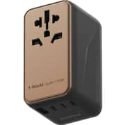 Momax 1 Pc 1-World 170W 4 Port Travel Adaptor Desert Titanium