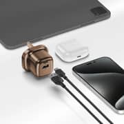 Momax 2 Port GaN 30W Charger Desert Titanium