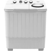 Hisense Twin Tub 9 kg Semi-Automatic, Dual Wash & Spin, White Washing Machine – WSBE901