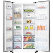 Hisense Side-by-Side Refrigerator 509L, Inox Finish – RS67W2NQ