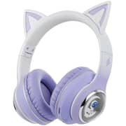 Smartix SMBTHGLS Immerse-X Junior Wireless On Ear Kids Headsets Purple/White