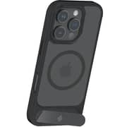 Smartix Premium Designer Stand Case Black iPhone 16 Pro Max