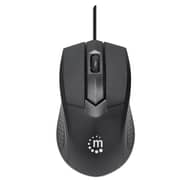 Manhattan Wired Keyboard and Optical Mouse Set - Black - KB707
