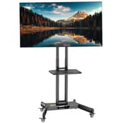 Beetec Mobile TV Cart Stand Black