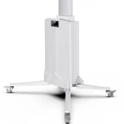 North Bayou Motorized TV Floor Stand Black