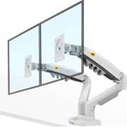 North Bayou Gas Spring Monitor Arm Wall Mount White