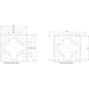 Beetec Portrait TV Wall Mount White