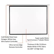 Beetec Projector Screen White