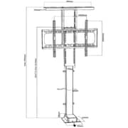 Beetec Motorized TV Lifter Black