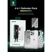 Green Lion 4-in-1 Privacy Defender Pack Black iPhone 16 Pro