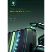 Green Lion 3D Silicone Plus Advanced Privacy Edge Screen Protector Black/Clear iPhone 16 Pro Max