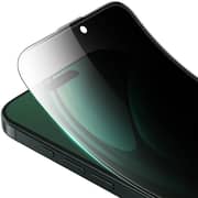 Green Lion 3D Silicone Plus Advanced Privacy Edge Screen Protector Black/Clear iPhone 16 Pro Max