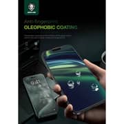 Green Lion 3D Silicone Plus Advanced Privacy Edge Screen Protector Black/Clear iPhone 16 Pro