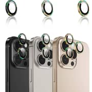 Green Lion Camo Lens Protector Natural Titanium iPhone 16 Pro/iPhone 16 Pro Max