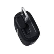L'AVVENTO Waterproof Speaker IPX7 5.5W 1500mAh TWS Voice Assistance Metal Carabiner - Black