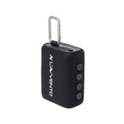 L'AVVENTO Waterproof Speaker IPX7 5.5W 1500mAh TWS Voice Assistance Metal Carabiner - Black