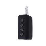 L'AVVENTO Waterproof Speaker IPX7 5.5W 1500mAh TWS Voice Assistance Metal Carabiner - Black