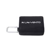 L'AVVENTO Waterproof Speaker IPX7 5.5W 1500mAh TWS Voice Assistance Metal Carabiner - Black
