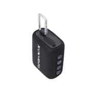 L'AVVENTO Waterproof Speaker IPX7 5.5W 1500mAh TWS Voice Assistance Metal Carabiner - Black