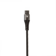 L'AVVENTO Flexible And heave duty - Metal MFI Type-C to Lightning Cable 1M, Silver - MP533