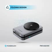 Powerology 3-in-1 Wireless Charger Black