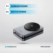 Powerology 3-in-1 Wireless Charger Black