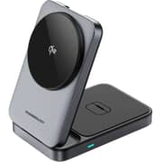 Powerology 3-in-1 Wireless Charger Black