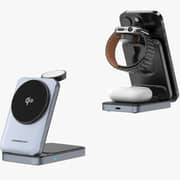 Powerology 3-in-1 Wireless Charger Black