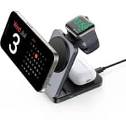 Powerology 3-in-1 Wireless Charger Black