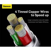 Baseus 3-in-1 USB Micro Type-C Lightning Cable 1.2m Black