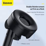 Baseus Suction Cup Car Mount With Base Black