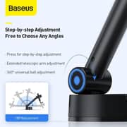 Baseus Suction Cup Car Mount With Base Black