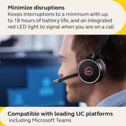 Jabra HSC040WA Evolve 75 SE Wireless Over Ear Headset Black
