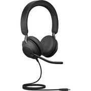 Jabra HSC131 Evolve2 40 Wired Over Ear Headset Black