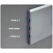 V2COM Z2 FHD Portable Triple Monitor Border Screen Extender 15.6inch