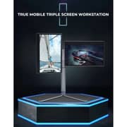 V2COM Z2 FHD Portable Triple Monitor Border Screen Extender 15.6inch