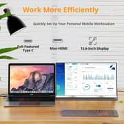 V2COM P4 FHD Portable Monitor 15.6inch
