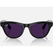 Ray-Ban 601/CH52 Meta Skyler Smart Glasses Shiny Black